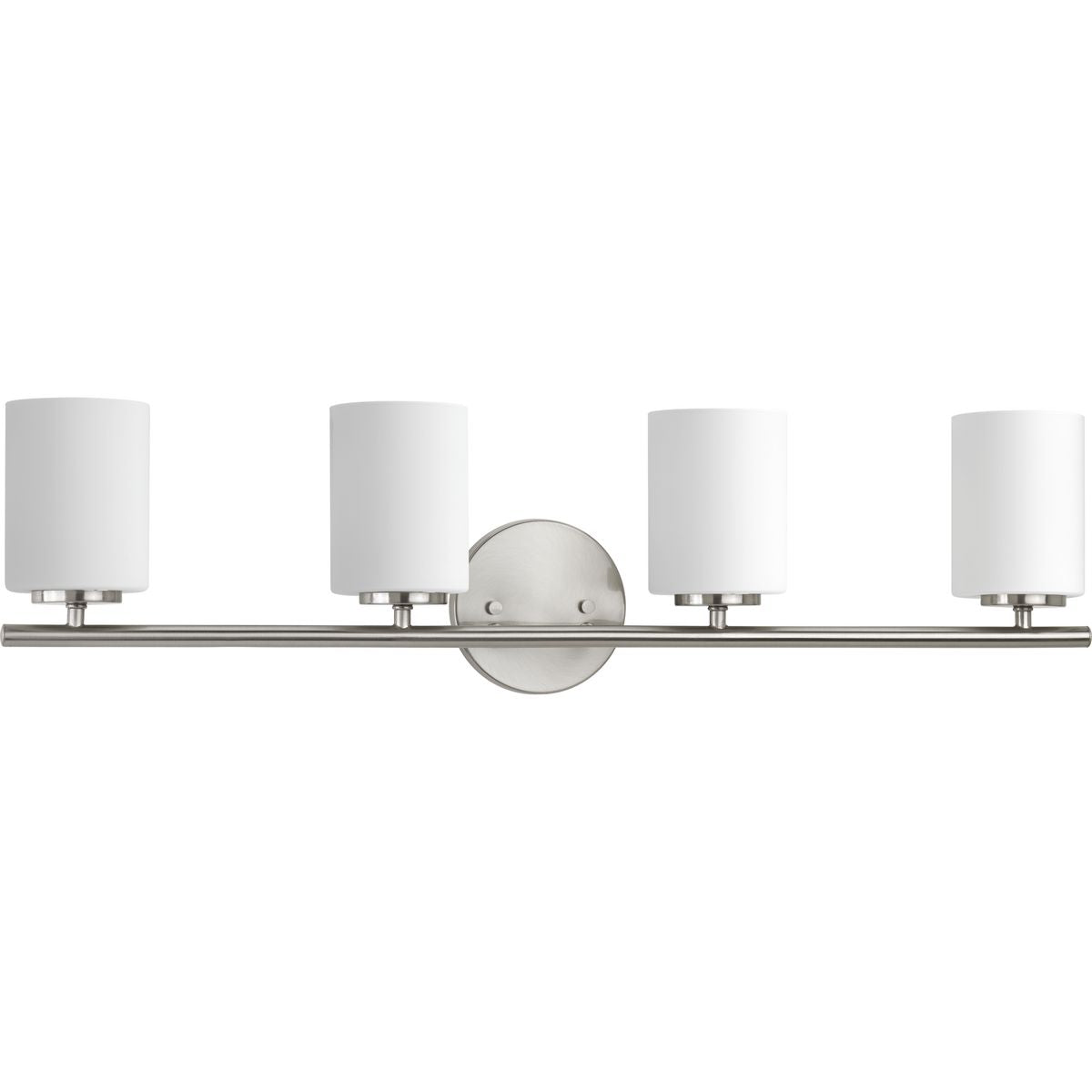 PROGRESS LIGHTING P2160-09 Brushed Nickel Replay Collection Four-Light Bath & Vanity