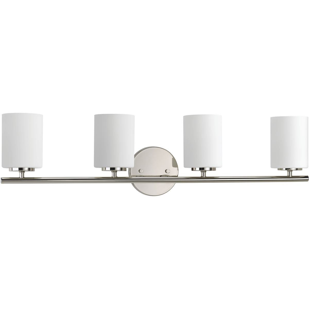 PROGRESS LIGHTING P2160-104 Polished Nickel Replay Collection Four-Light Bath & Vanity