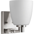 PROGRESS LIGHTING P2165-09 Brushed Nickel Fleet Collection One-Light Bath & Vanity