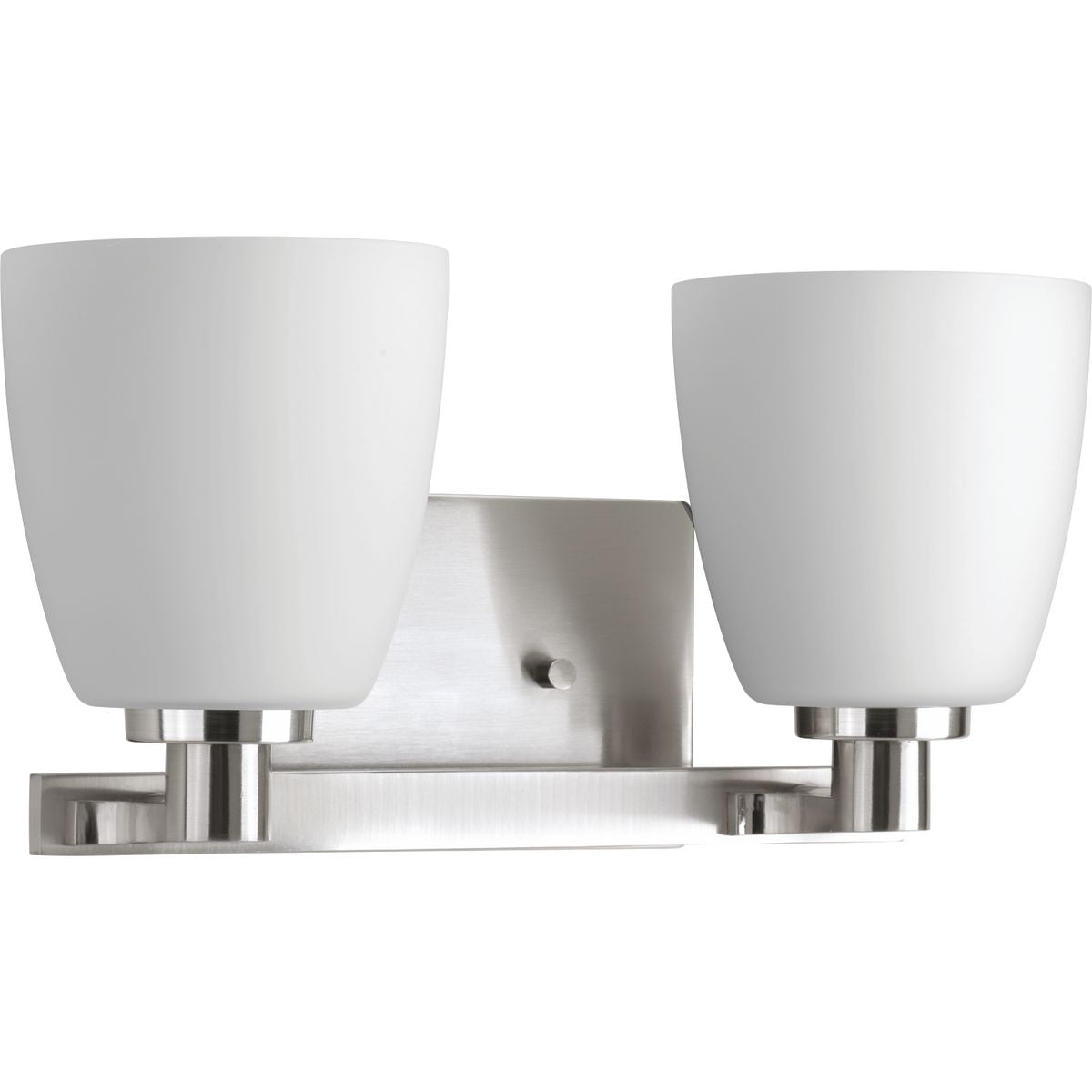 PROGRESS LIGHTING P2166-09 Brushed Nickel Fleet Collection Two-Light Bath & Vanity
