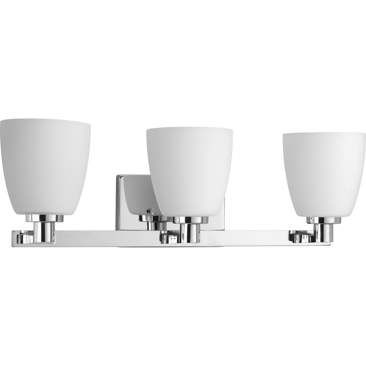 PROGRESS LIGHTING P2167-15 Polished Chrome Fleet Collection Three-Light Bath & Vanity