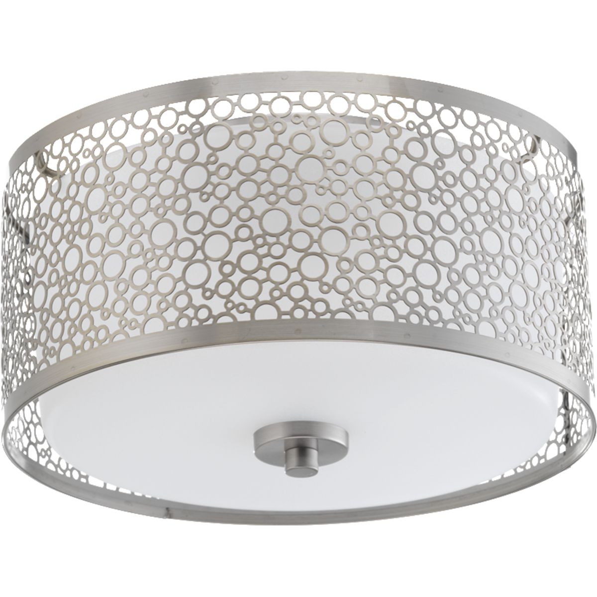 PROGRESS LIGHTING P2318-0930K9 Brushed Nickel Mingle LED Collection 11" Flush Mount
