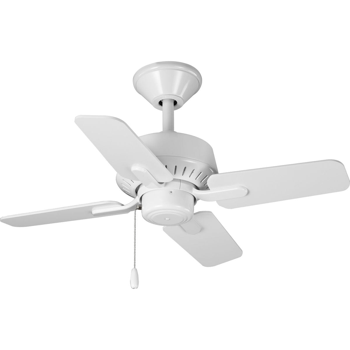 PROGRESS LIGHTING P250008-030 White Drift Collection 32" Four-Blade Ceiling Fan