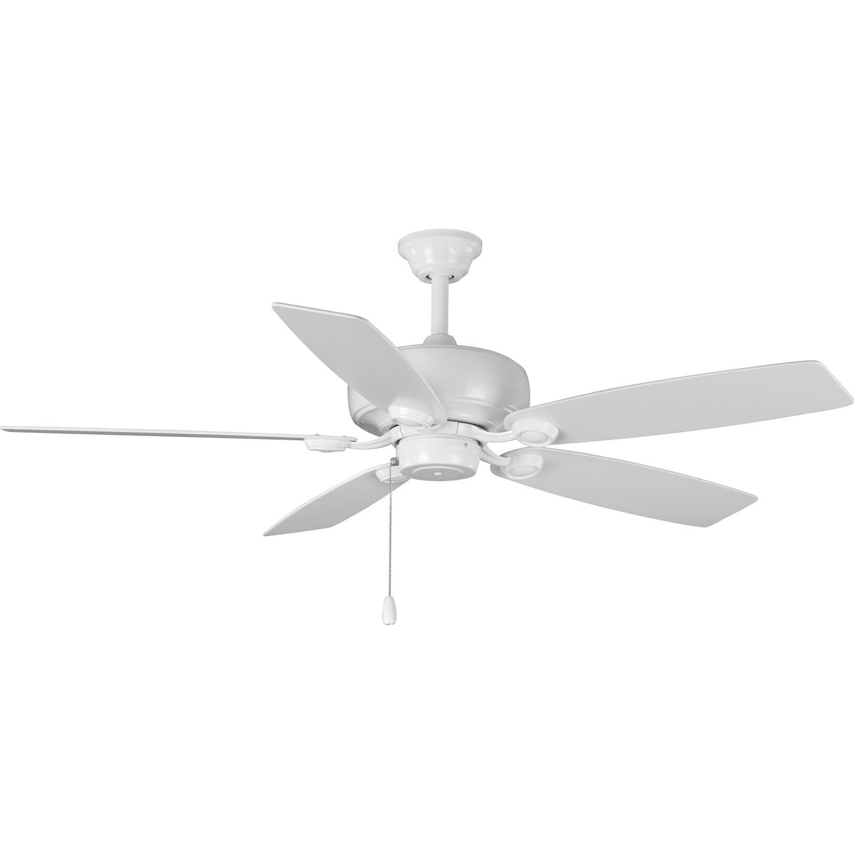 PROGRESS LIGHTING P250016-030 White Edgefield Collection 52" Five-Blade Ceiling Fan