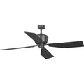 PROGRESS LIGHTING P250022-143 Graphite Chapin Collection 56" Four-Blade Graphite Ceiling Fan