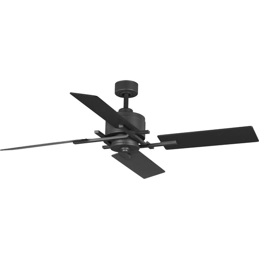 PROGRESS LIGHTING P250024-143 Graphite Bedwin Collection 56" Four-Blade Graphite Ceiling Fan