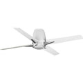 PROGRESS LIGHTING P250028-028 Satin White Lindale Collection 52" Four-Blade Satin White Ceiling Fan