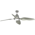 PROGRESS LIGHTING P250032-009-30 Brushed Nickel Holland Collection 60" Four-Blade Brushed Nickel Ceiling Fan