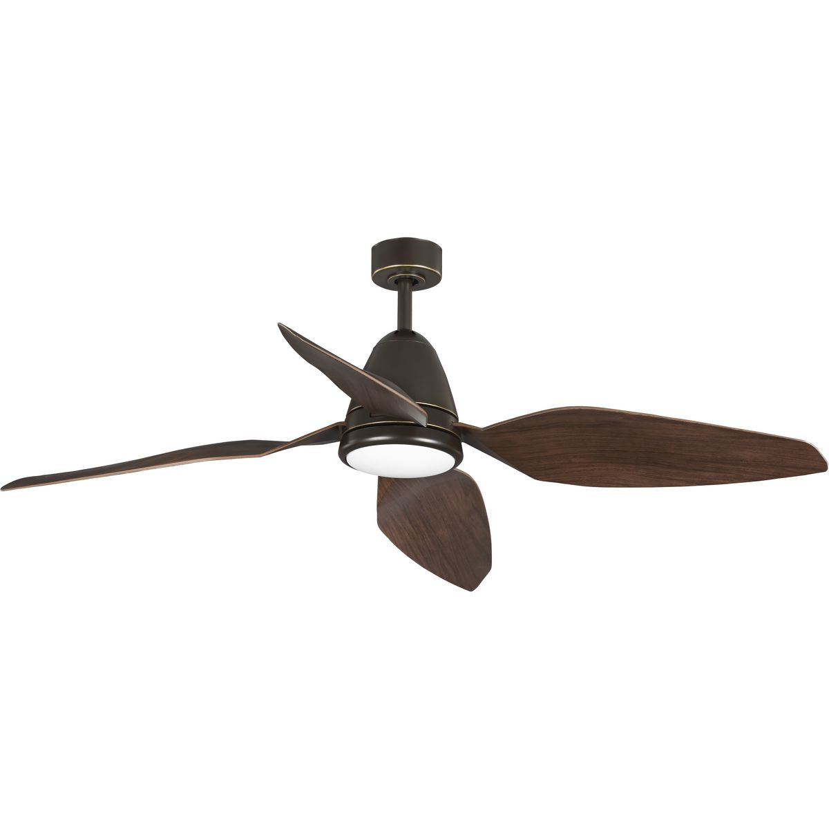 PROGRESS LIGHTING P250032-108-30 Oil Rubbed Bronze Holland Collection 60" Four-Blade Oil Rubbed Bronze Ceiling Fan