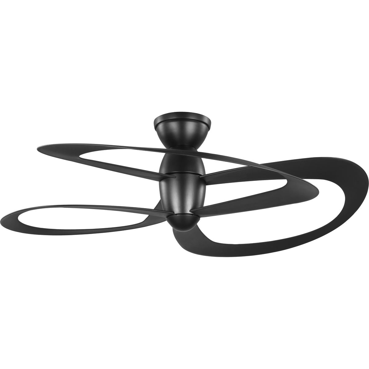 PROGRESS LIGHTING P250063-031 Black Willacy Collection 3-Blade Black 48-Inch DC Motor Contemporary Ceiling Fan