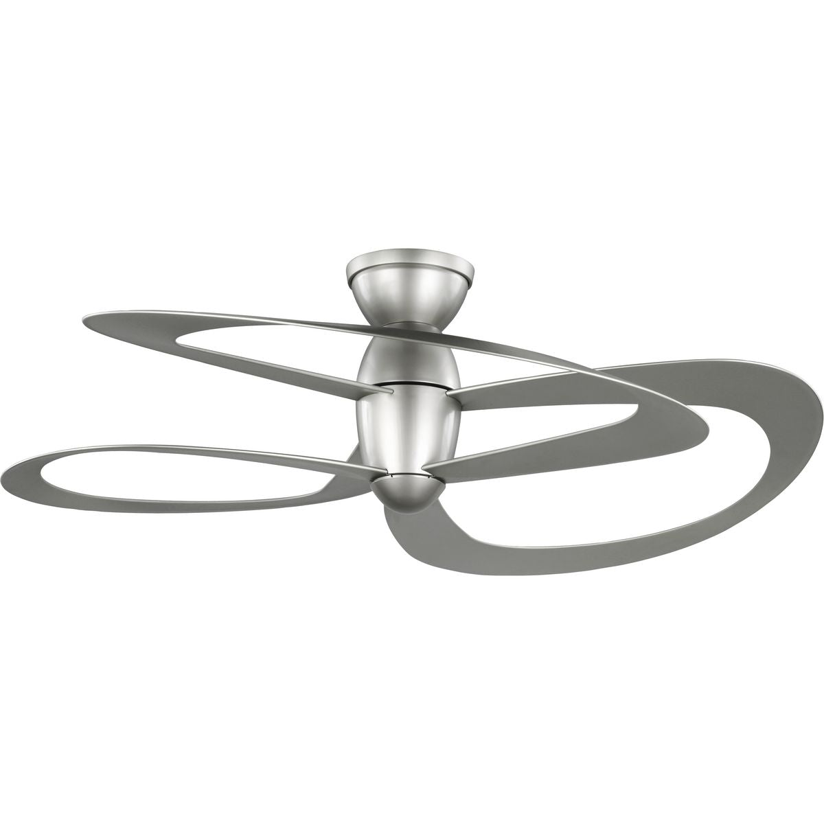 PROGRESS LIGHTING P250063-152 Painted Nickel Willacy Collection 3-Blade Painted Nickel 48-Inch DC Motor Contemporary Ceiling Fan