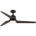 PROGRESS LIGHTING P250094-020-30 Antique Bronze Upshur Collection 52 in. Antique Bronze Transitional Ceiling Fan with LED Light Kit
