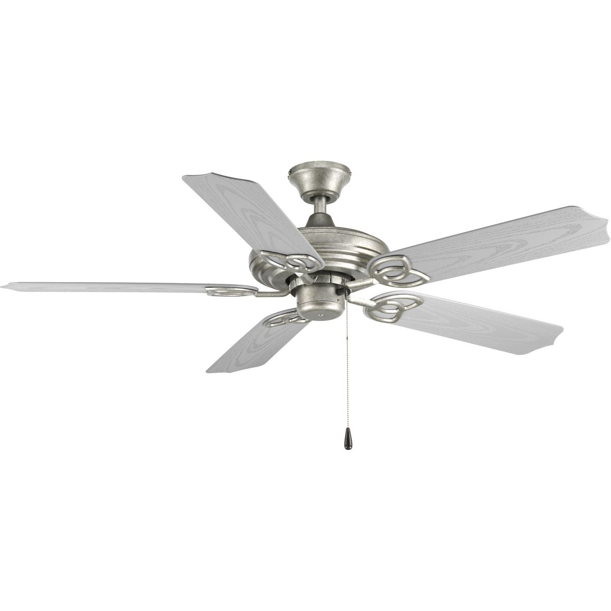 PROGRESS LIGHTING P2502-141 Galvanized Finish AirPro Collection 52" Five-Blade Ceiling Fan