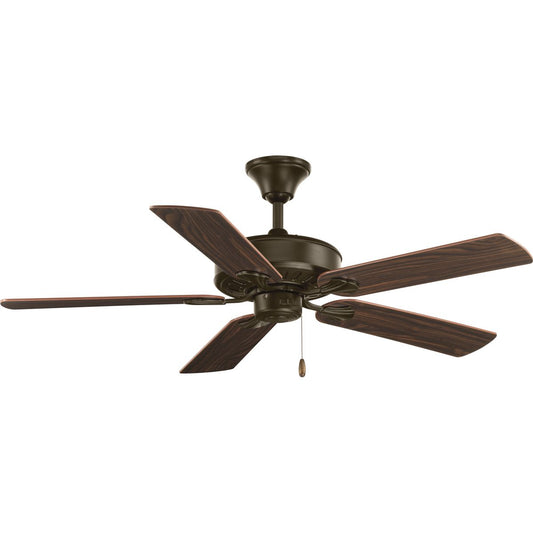 PROGRESS LIGHTING P2503-20 Antique Bronze AirPro Collection 52" Five-Blade Performance Fan