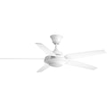 PROGRESS LIGHTING P2539-3030K White Signature Plus II Collection 54" LED Five Blade Fan