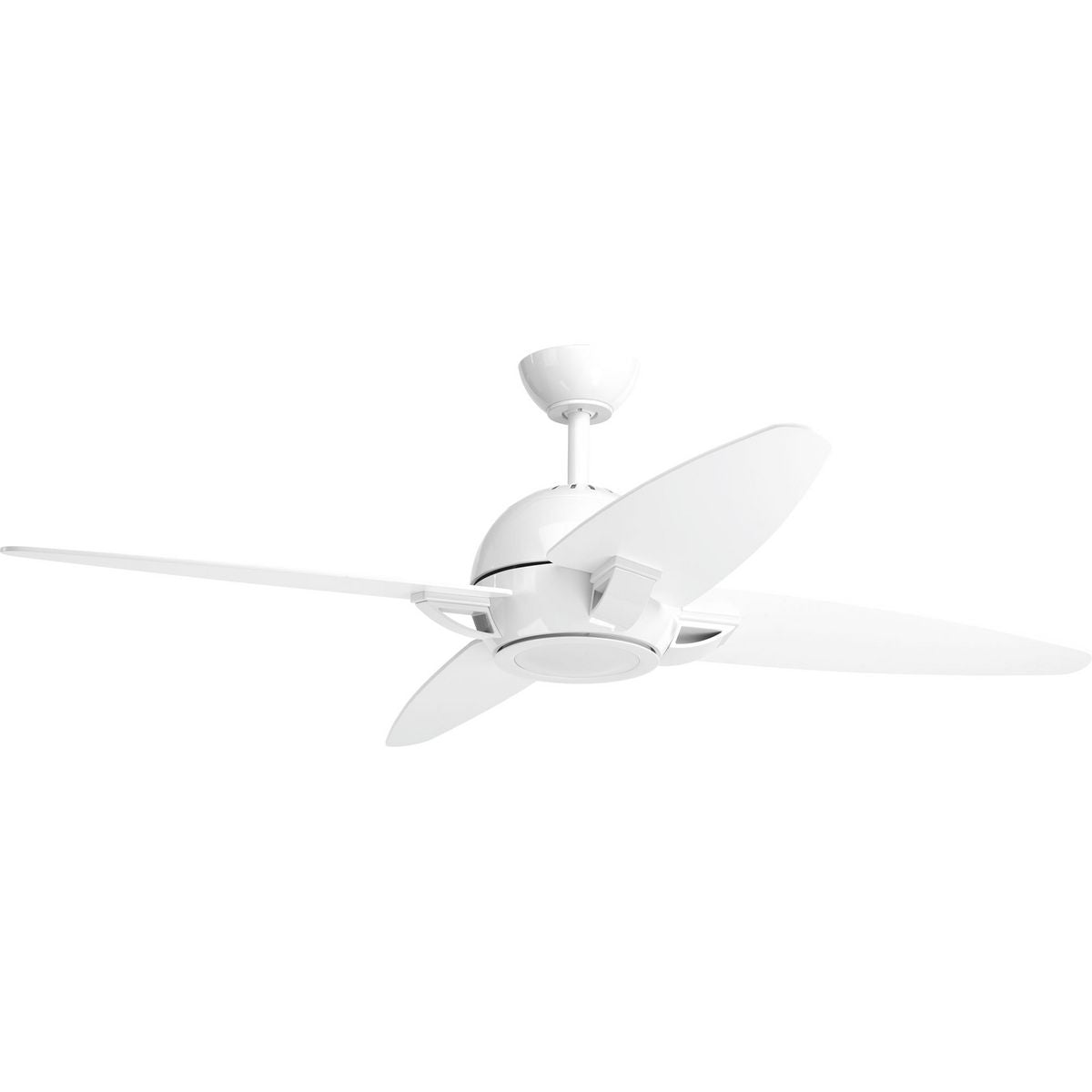 PROGRESS LIGHTING P2542-3030K White Soar Collection 54" 4 Blade Fan w/ LED Light