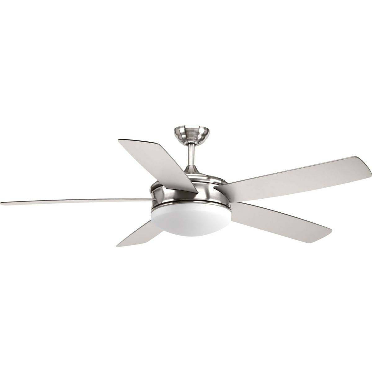 PROGRESS LIGHTING P2548-0930K Brushed Nickel Fresno Collection 60" 5 Blade Ceiling Fan