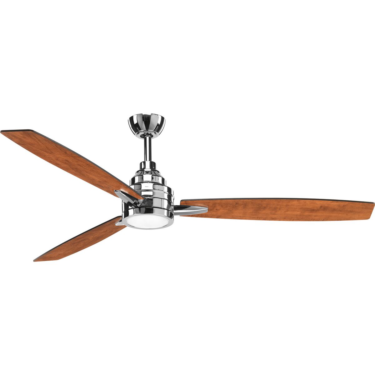 PROGRESS LIGHTING P2554-1530K Polished Chrome Gaze Collection 60" LED Three-Blade Ceiling Fan