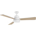 PROGRESS LIGHTING P2556-3030K White Trevina Collection LED 52" 3-Blade Fan