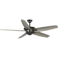 PROGRESS LIGHTING P2560-20AW Antique Wood Caleb Collection 68-Inch 5-Blade Antique Bronze AC Motor Transitional Ceiling Fan