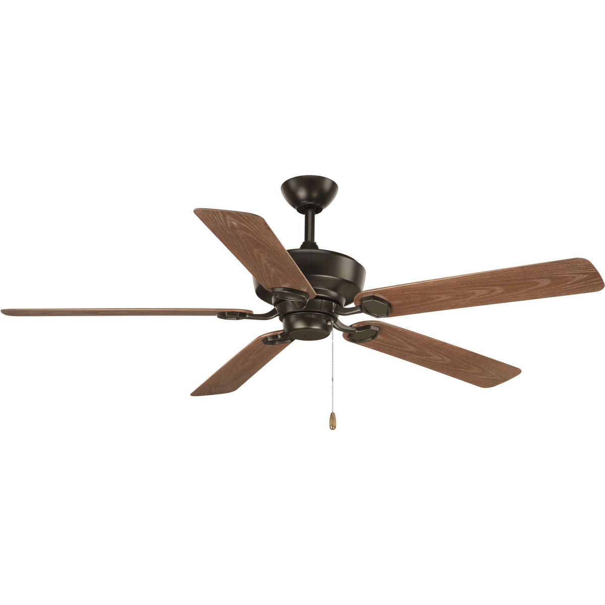 PROGRESS LIGHTING P2562-20 Antique Bronze Lakehurst Collection 60" Indoor/Outdoor Five-Blade Ceiling Fan