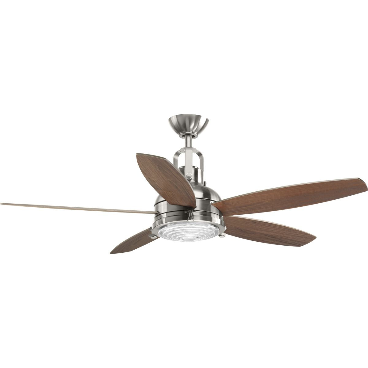 PROGRESS LIGHTING P2568-0930K Brushed Nickel Kudos Collection 52" Five Blade Ceiling Fan