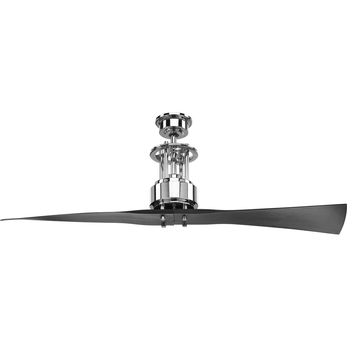 PROGRESS LIGHTING P2570-15 Polished Chrome Spades Collection 56" Two Blade Ceiling Fan