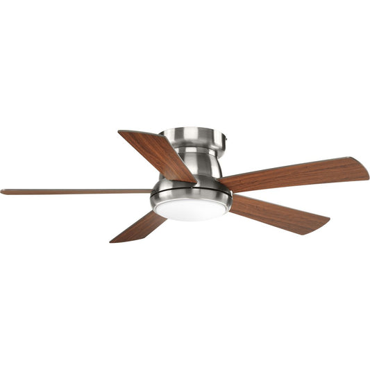 PROGRESS LIGHTING P2572-0930K Brushed Nickel Vox Collection 52" Five Blade Ceiling Fan