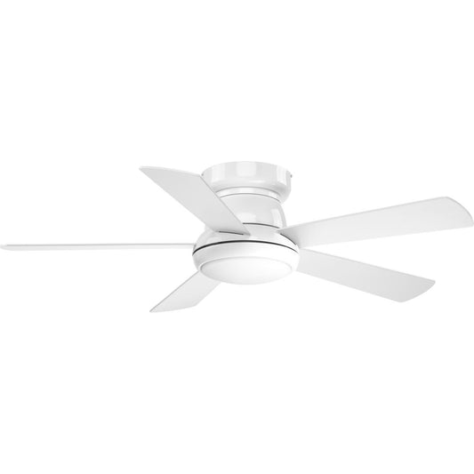 PROGRESS LIGHTING P2572-3030K White Vox Collection 52" Five Blade Ceiling Fan