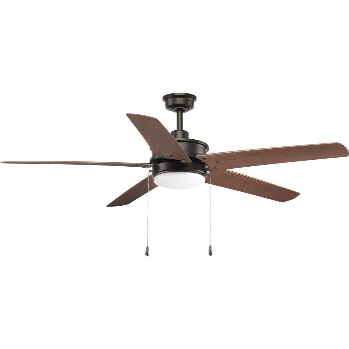 PROGRESS LIGHTING P2574-2030K Antique Bronze Whirl Collection 60" Five Blade Ceiling Fan