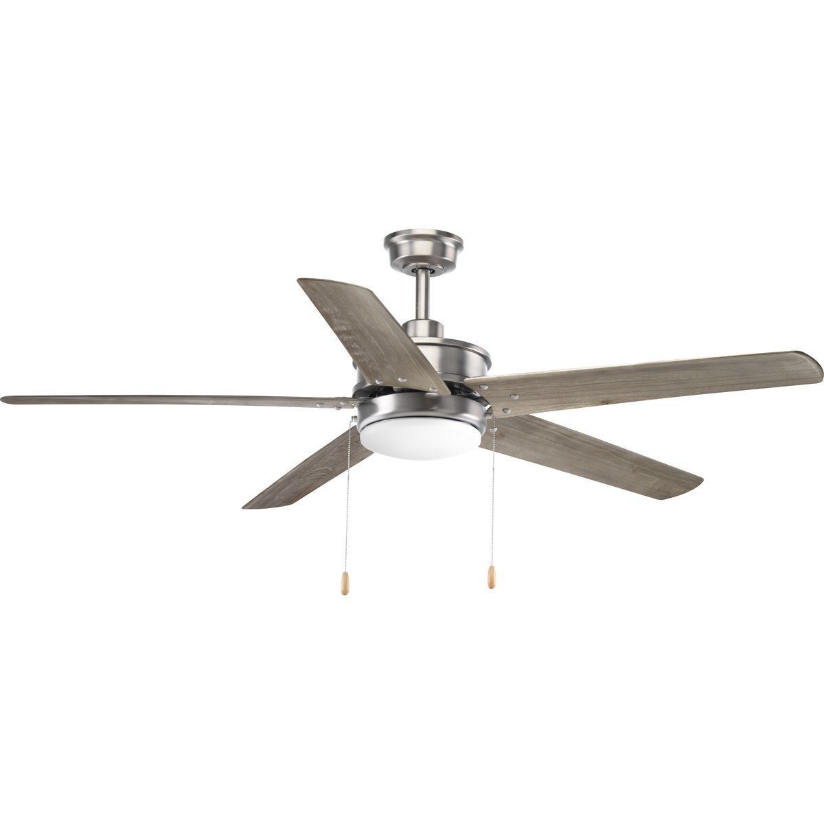 PROGRESS LIGHTING P2574-8130K Antique Nickel Whirl Collection 60" Five Blade Ceiling Fan