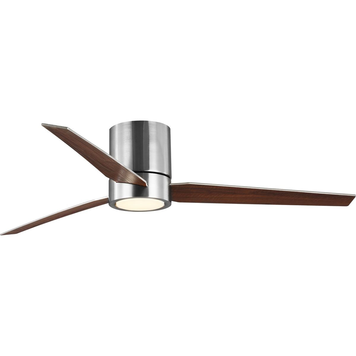 PROGRESS LIGHTING P2588-0930K Brushed Nickel Braden Collection 56" Three-Blade Indoor Hugger Ceiling Fan
