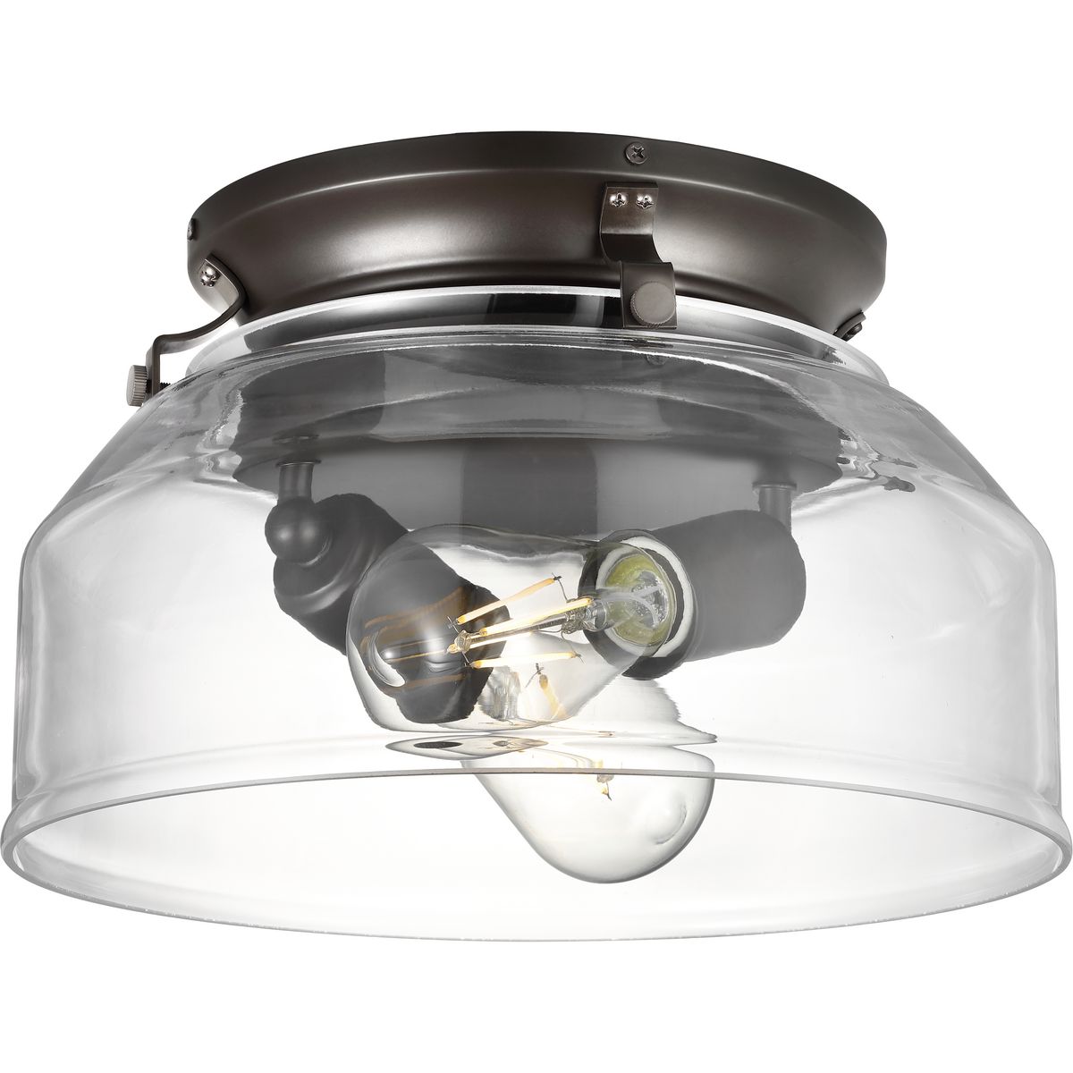 PROGRESS LIGHTING P260000-129-WB Architectural Bronze Springer Collection Architectural Bronze Clear Glass Light Kit