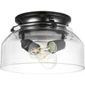 PROGRESS LIGHTING P260000-31M-WB Matte Black Springer Collection Matte Black Clear Glass Light Kit