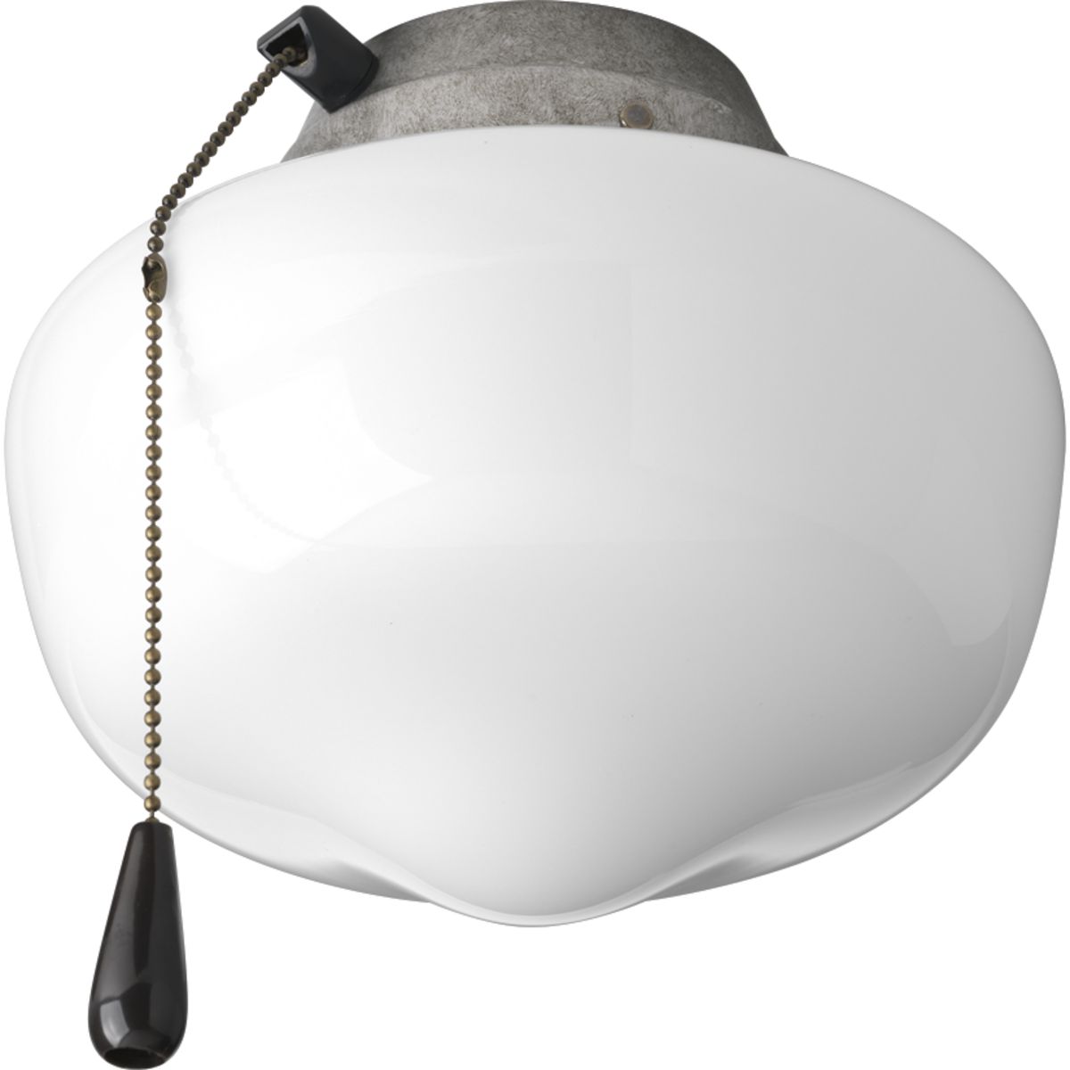 PROGRESS LIGHTING P2601-141WB Galvanized Finish AirPro Collection One-Light Ceiling Fan Light