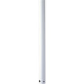 PROGRESS LIGHTING P2605-28 Matte White AirPro Collection 24 In. Ceiling Fan Downrod in White