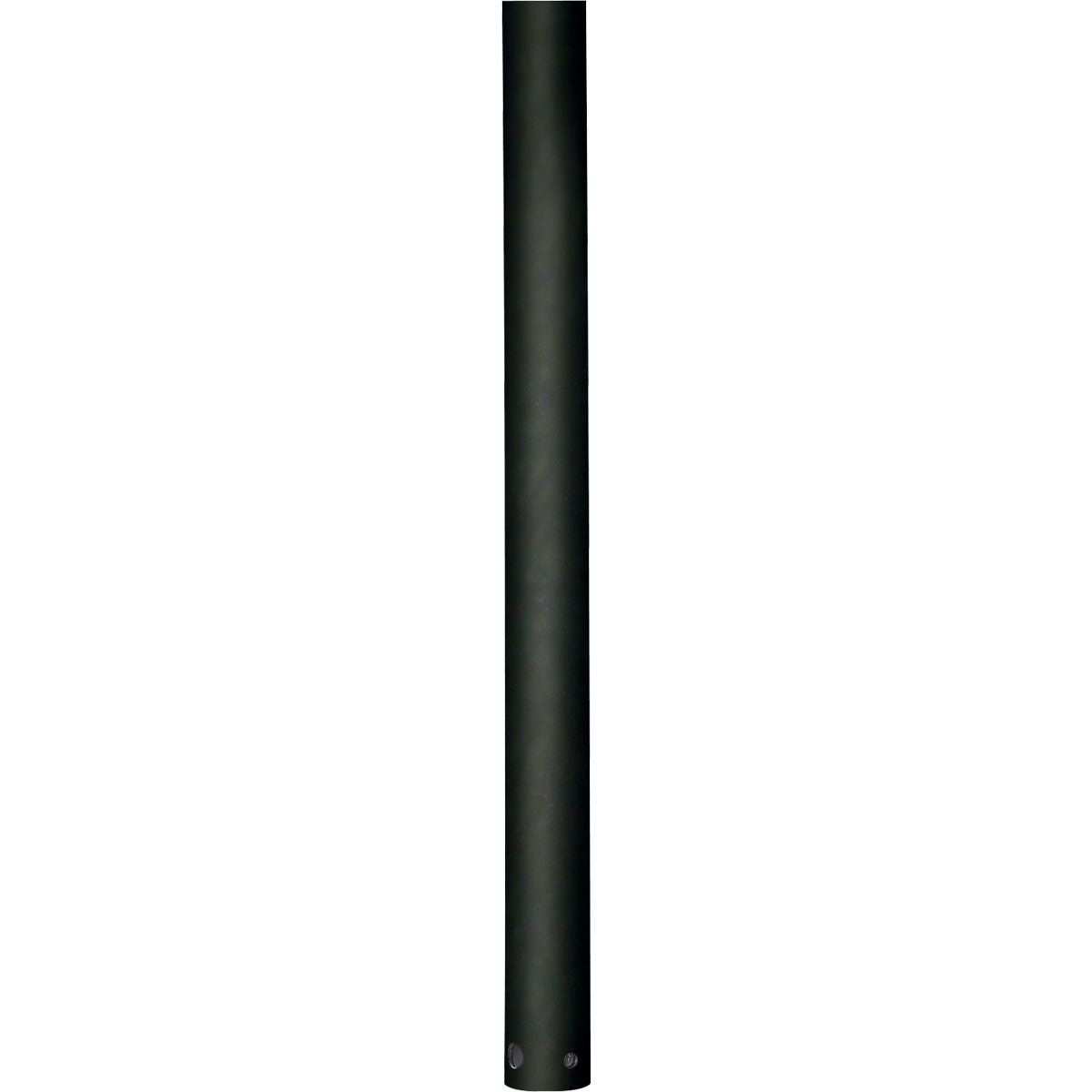 PROGRESS LIGHTING P2605-80 Forged Black AirPro Collection 24 In. Ceiling Fan Downrod in Forged Black