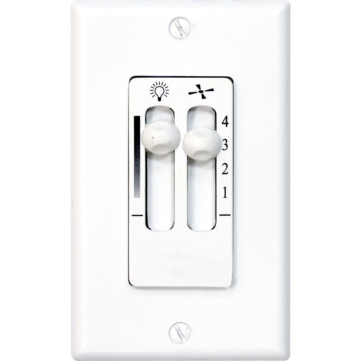 PROGRESS LIGHTING P2630-30 White AirPro Collection Ceiling Fan Speed and Lighting Control