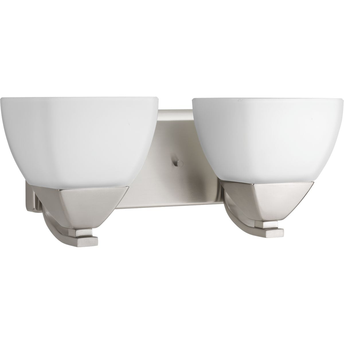 PROGRESS LIGHTING P2701-09 Brushed Nickel Appeal Collection Two-Light Bath & Vanity