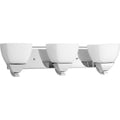 PROGRESS LIGHTING P2702-15 Polished Chrome Appeal Collection Three-Light Bath & Vanity