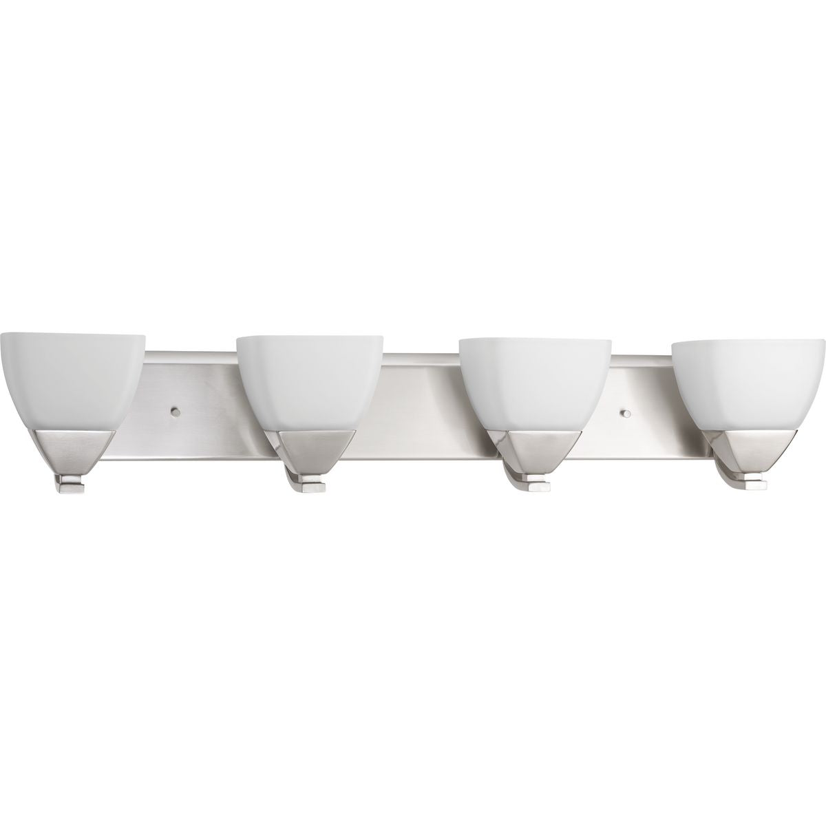 PROGRESS LIGHTING P2703-09 Brushed Nickel Appeal Collection Four-Light Bath & Vanity
