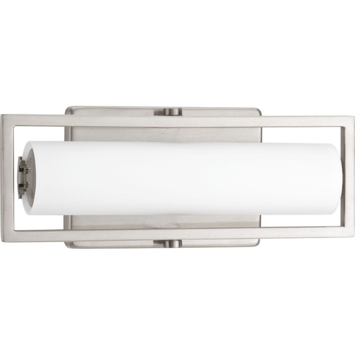 PROGRESS LIGHTING P2781-0930K9 Brushed Nickel Frame LED Collection 12" Linear Vanity Light