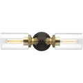 PROGRESS LIGHTING P2809-20 Antique Bronze Archives Collection Two-Light Bath & Vanity