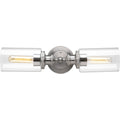 PROGRESS LIGHTING P2809-81 Antique Nickel Archives Collection Two-Light Bath & Vanity
