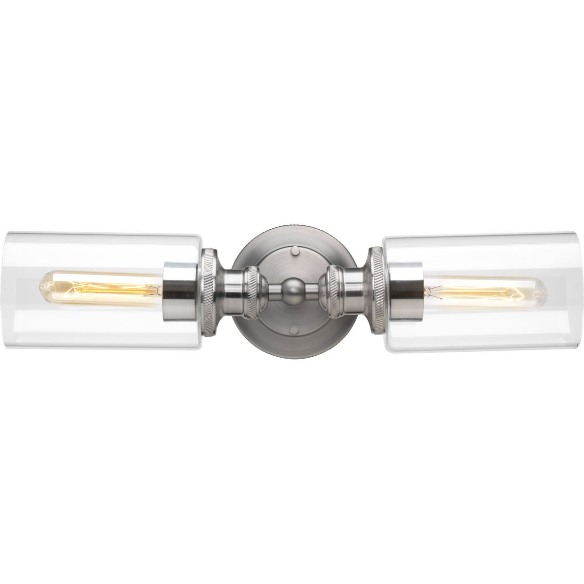 PROGRESS LIGHTING P2809-81 Antique Nickel Archives Collection Two-Light Bath & Vanity
