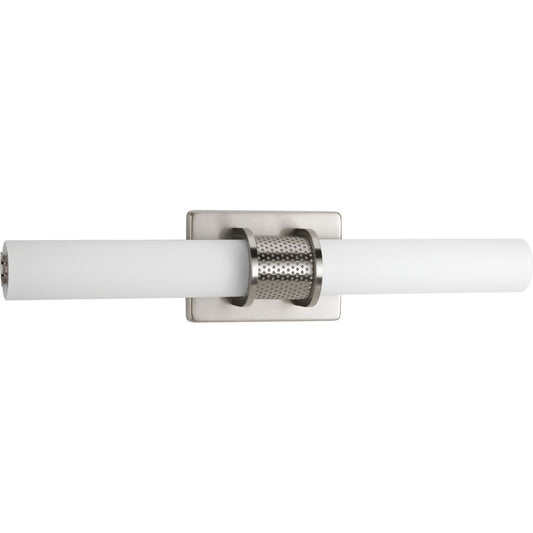 PROGRESS LIGHTING P2839-0930K9 Brushed Nickel Truss LED Collection 22-1/2" Linear Vanity Light
