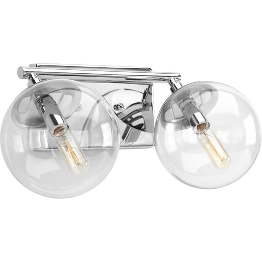 PROGRESS LIGHTING P2854-15 Polished Chrome Mod Collection Two-Light Bath & Vanity