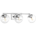 PROGRESS LIGHTING P2856-15 Polished Chrome Mod Collection Three-Light Bath & Vanity
