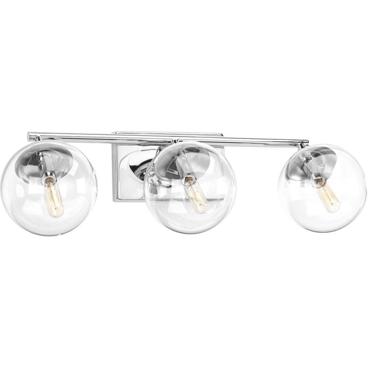 PROGRESS LIGHTING P2856-15 Polished Chrome Mod Collection Three-Light Bath & Vanity