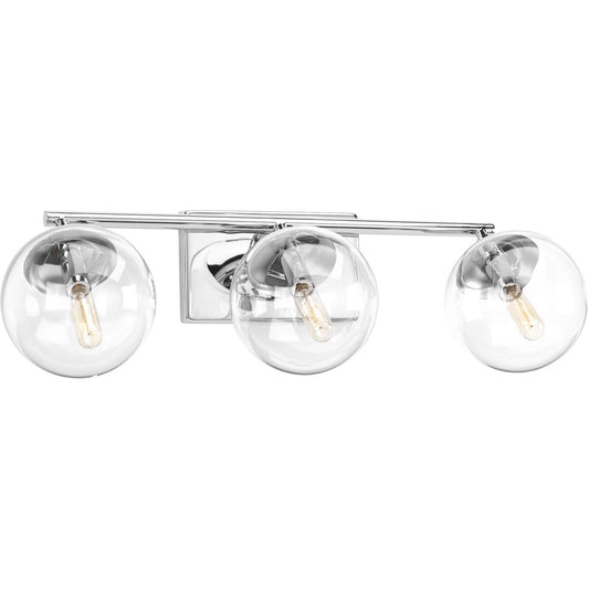 PROGRESS LIGHTING P2856-15 Polished Chrome Mod Collection Three-Light Bath & Vanity